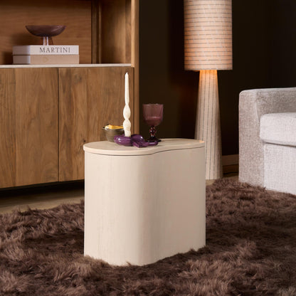 Sofabord Lovi mangotræ sand 50 cm Starfurn
