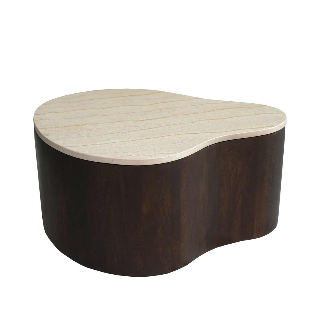 Sofabord Lovi mangotræ brun 77 cm Starfurn