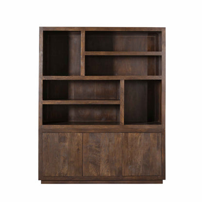 Reolskab Brussel mangotræ brun 160 cm Starfurn
