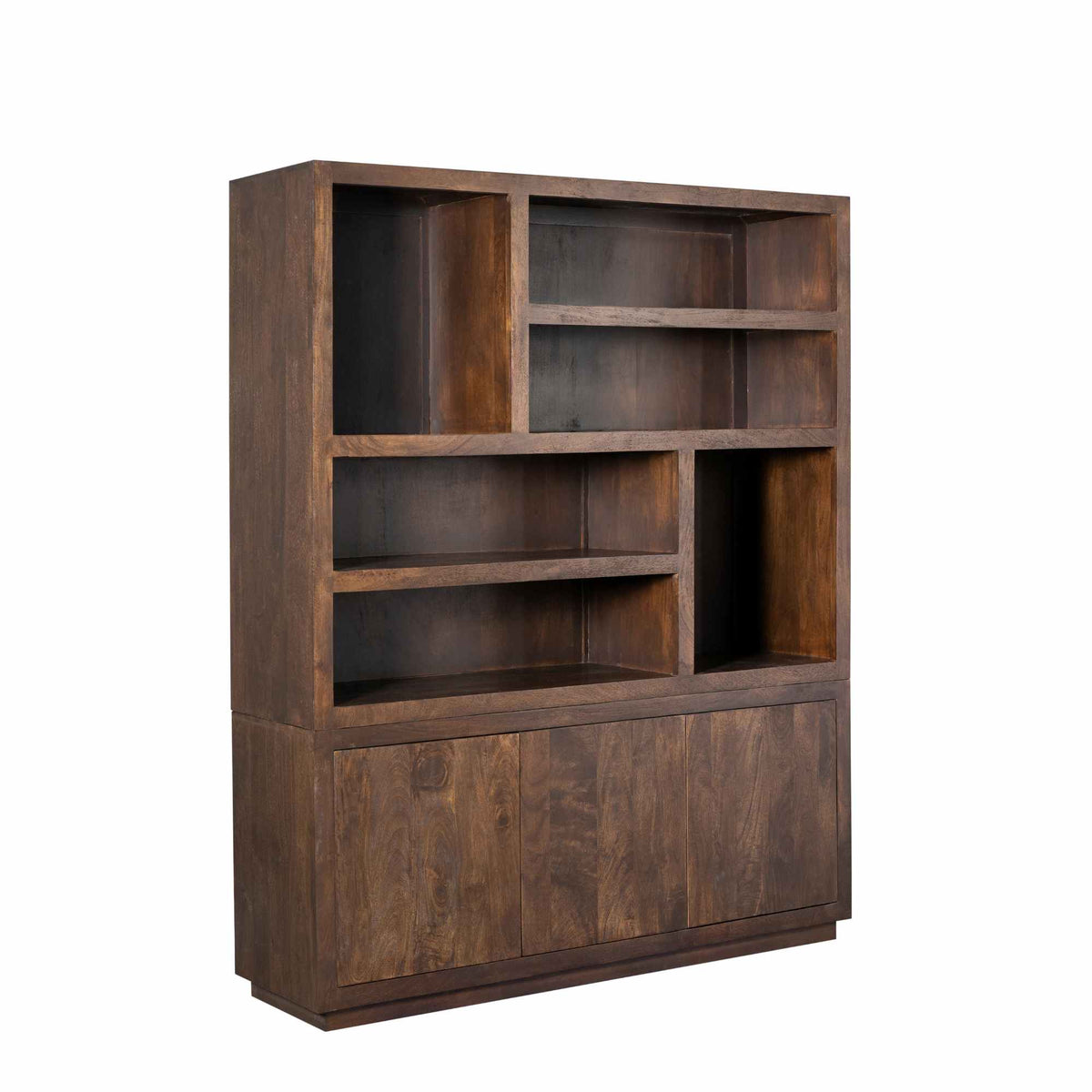 Reolskab Brussel mangotræ brun 160 cm Starfurn