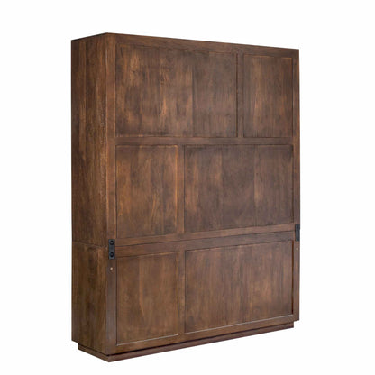 Reolskab Brussel mangotræ brun 160 cm Starfurn