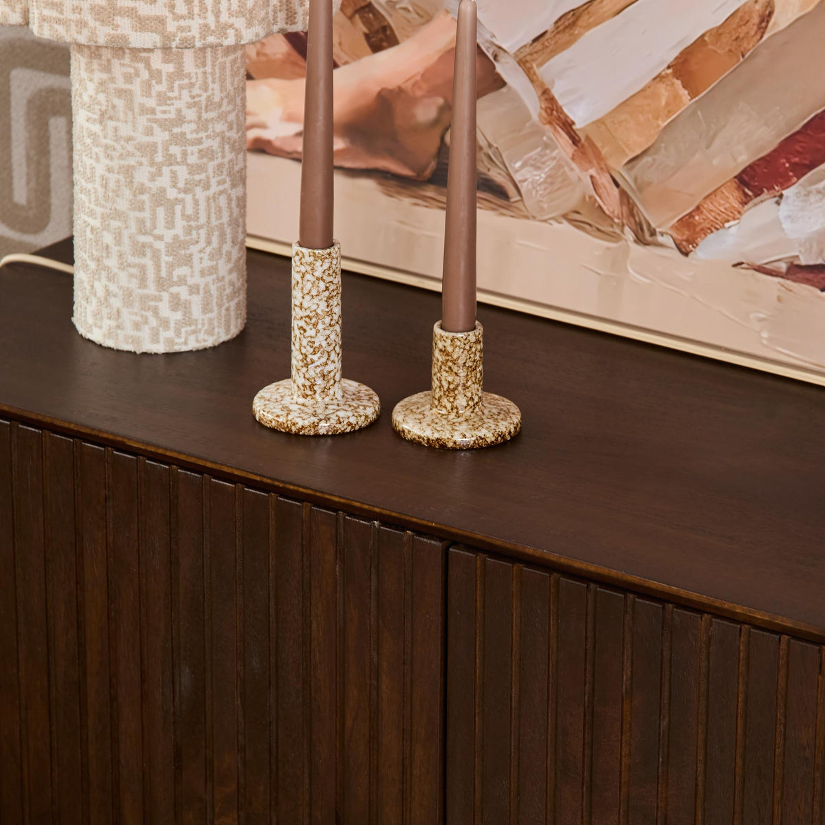 TV-møbel Madison mangotræ brun 210 cm Starfurn