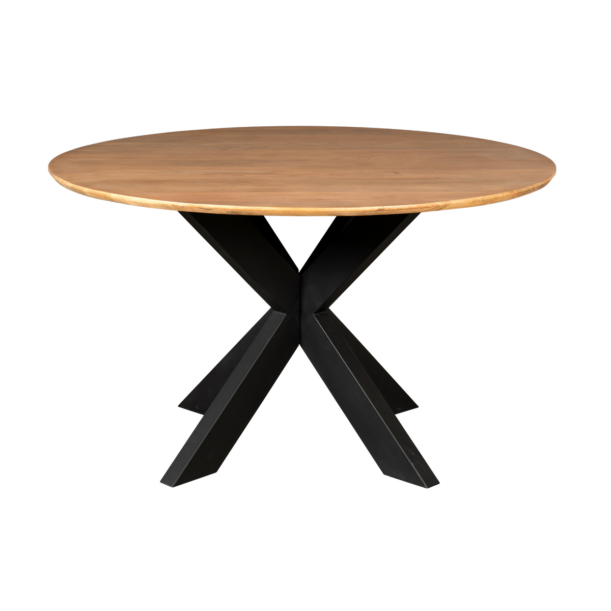 Spisebord Madison naturfarvet mangotræ rund 130 cm Starfurn