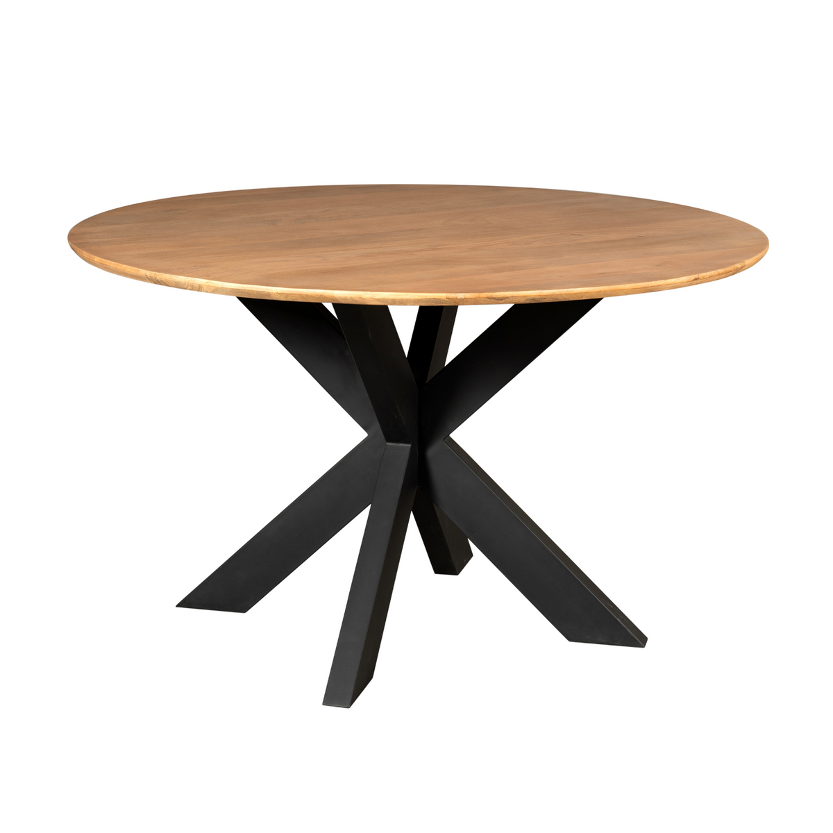 Spisebord Madison naturfarvet mangotræ rund 130 cm Starfurn