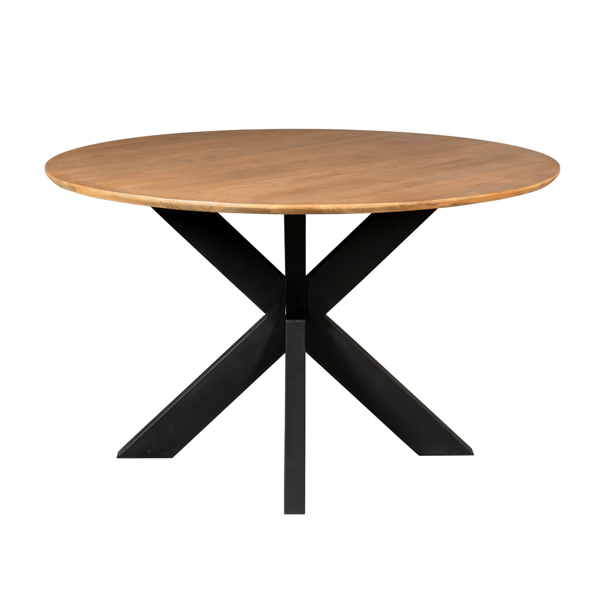 Spisebord Madison naturfarvet mangotræ rund 130 cm Starfurn