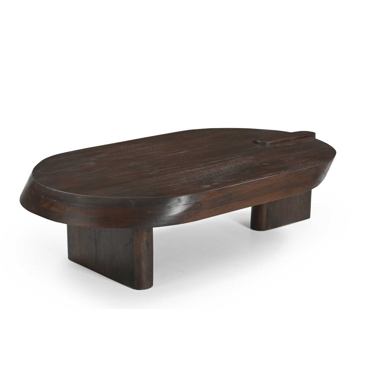 Sofabord Rava i brunt mangotræ, 125 cm, Starfurn