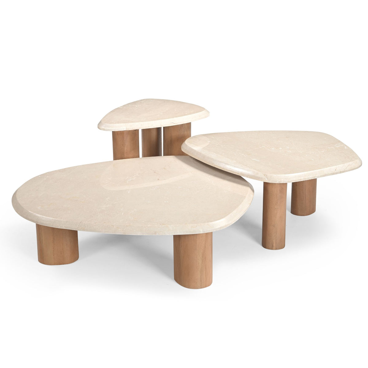 Sidebord Nuvé Botticino-marmor natur 60 cm Starfurn