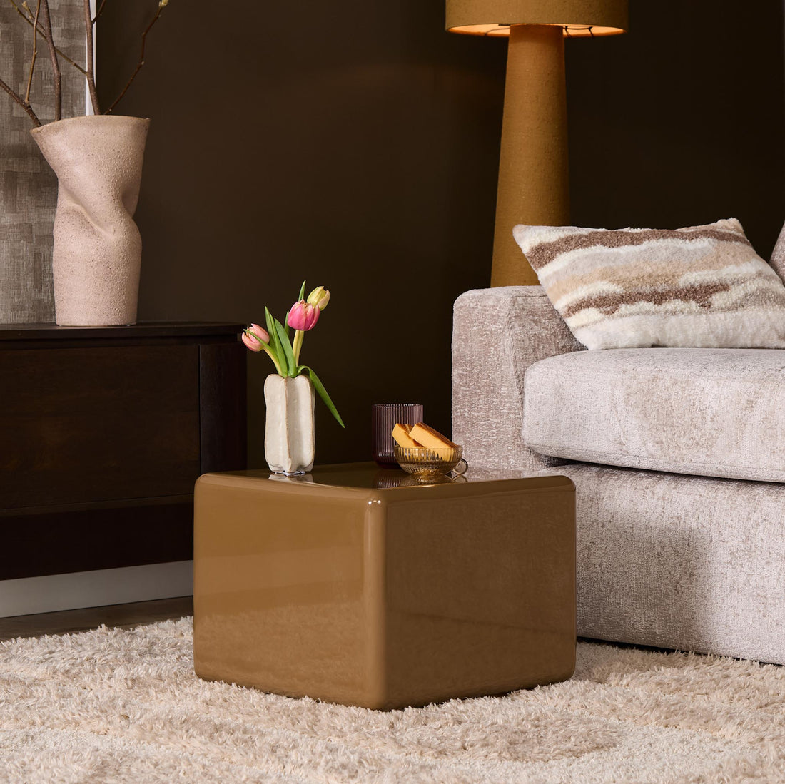 Sofabord Elias Brun 40 cm Starfurn