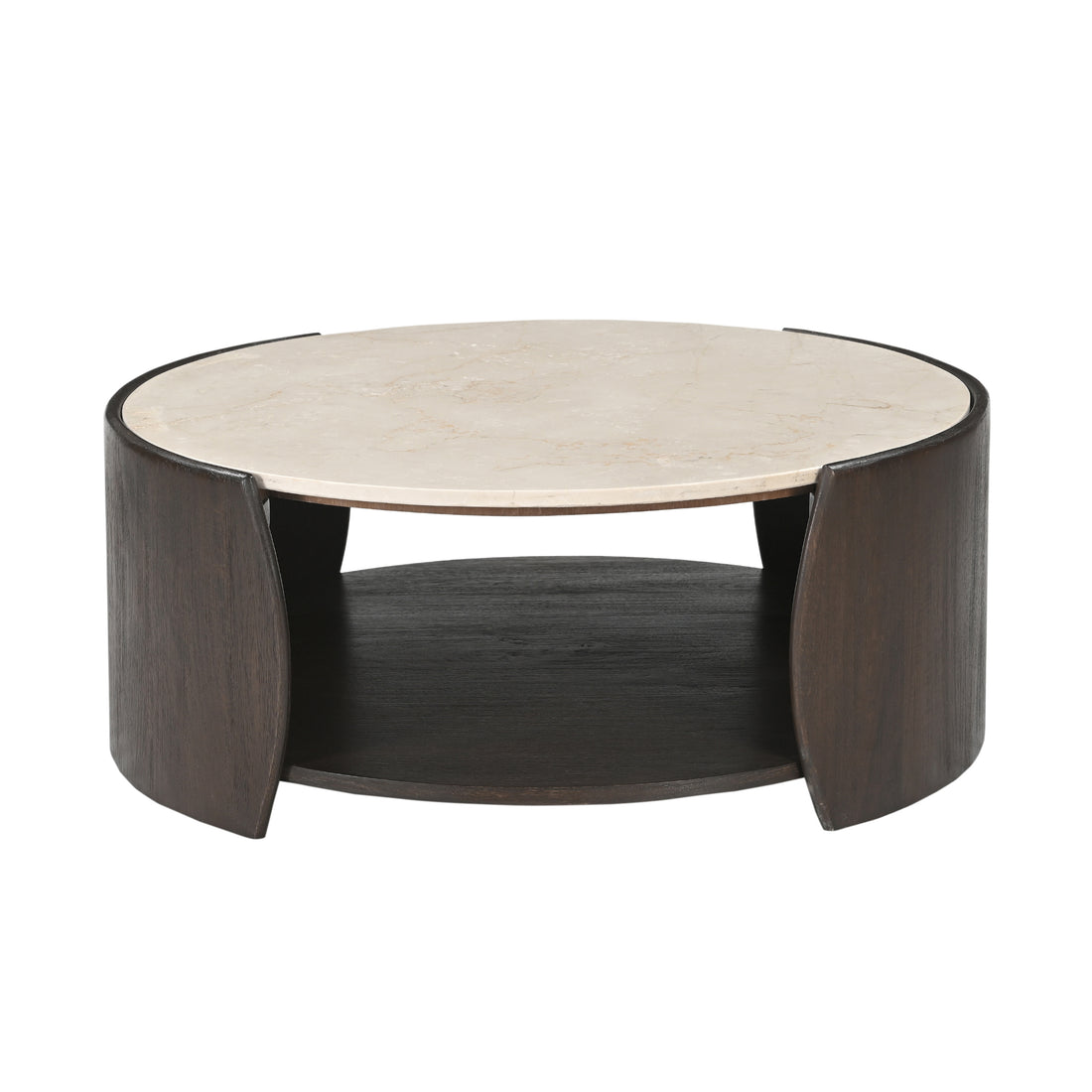 Sofabord Rune Botticino-marmor 80 cm Starfurn
