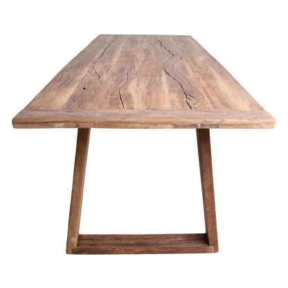Spisebord i teaktræ Farmwood 200 cm Raw Materials