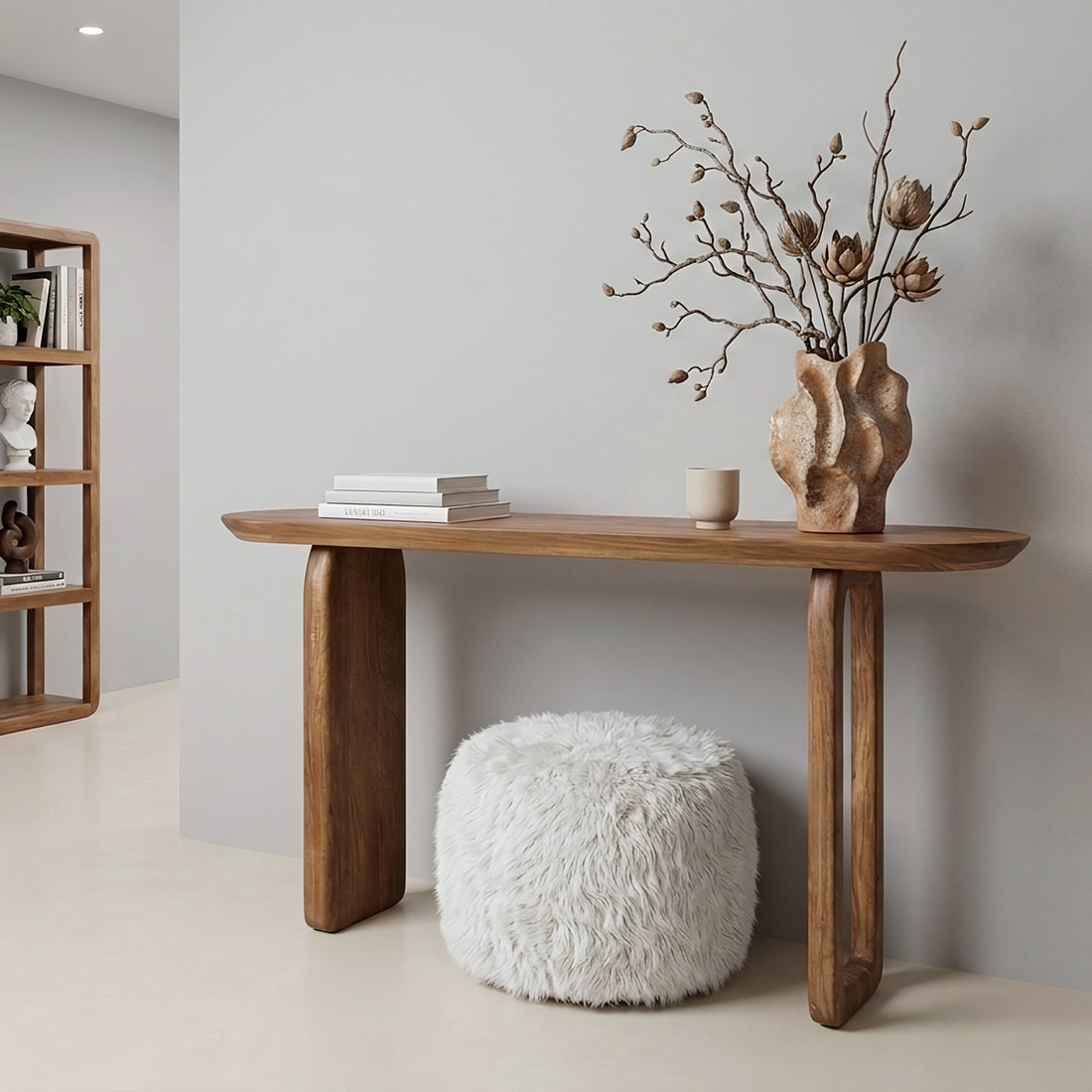 Bullnose konsolbord brun Raw Materials