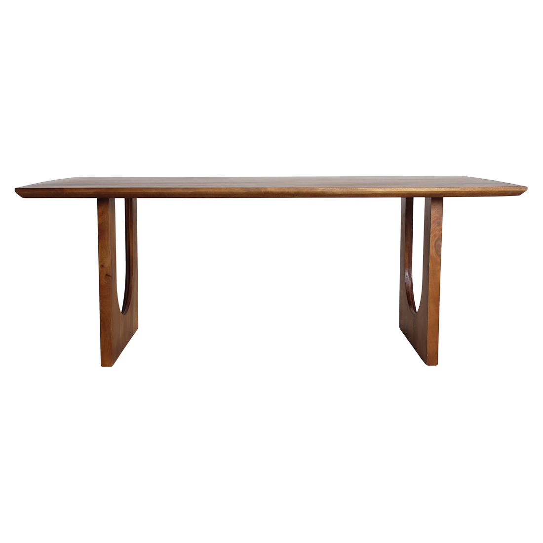 Spisebord Bullnose Chamfered Arch mangotræ 200 cm Raw Materials