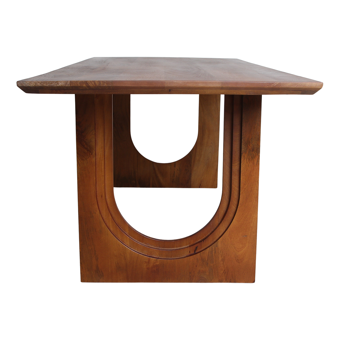 Spisebord Bullnose Chamfered Arch mangotræ 200 cm Raw Materials