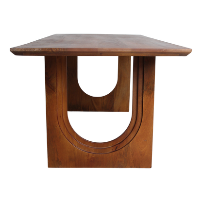 Spisebord Bullnose Chamfered Arch mangotræ 200 cm Raw Materials