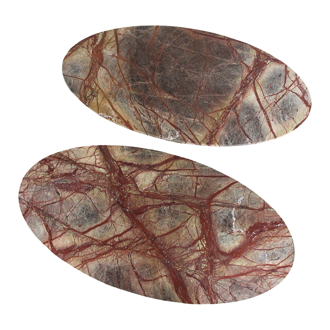 Oval marmorsofabord Bizar Raw Materials