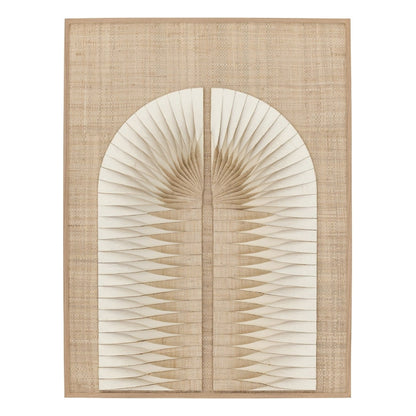 MUST Living Vægpanel Bow Eco Art Vævet Palm