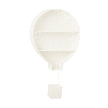 Væghylde med luftballon i hvid plast J-Line