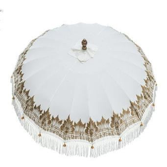 Bali Parasol - Half Goud Créme -180cm - Parasol - Todo Bien - livinglovely.nl