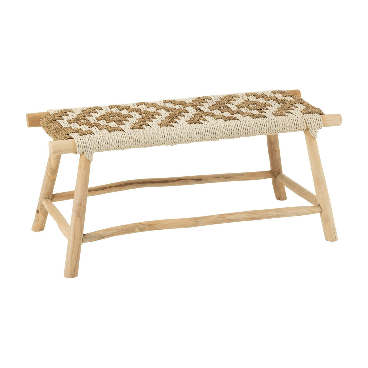 Sofa Waverly Teaktræ/Søgræs Natur/Hvid J-Line