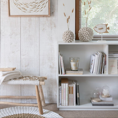 Sofa Waverly Teaktræ/Søgræs Natur/Hvid J-Line