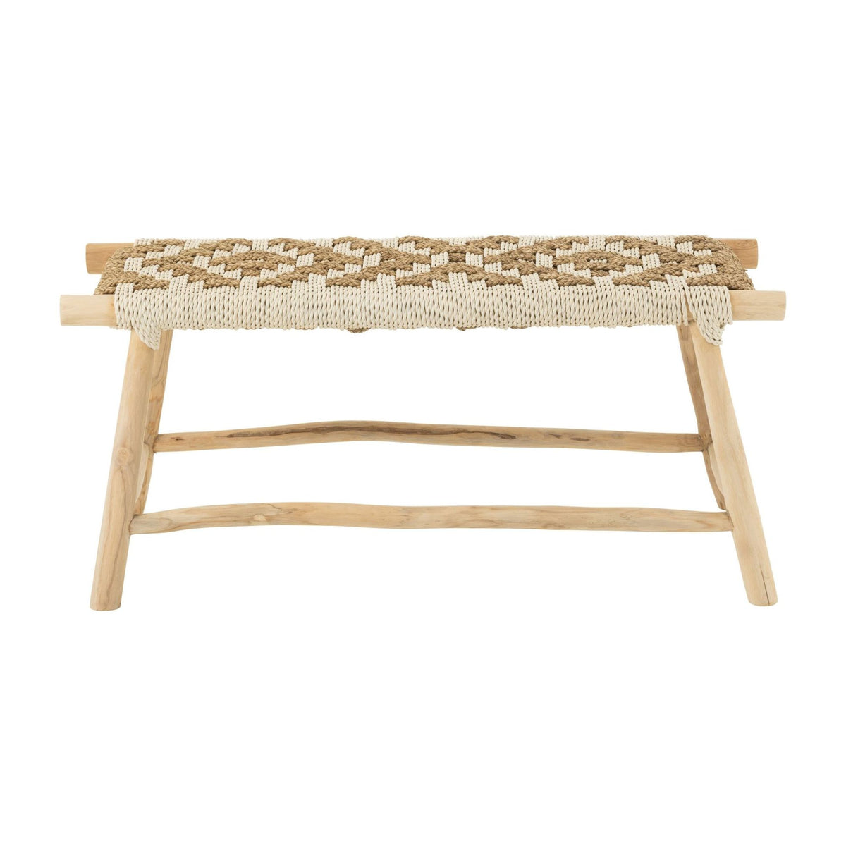 Sofa Waverly Teaktræ/Søgræs Natur/Hvid J-Line