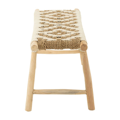 Sofa Waverly Teaktræ/Søgræs Natur/Hvid J-Line