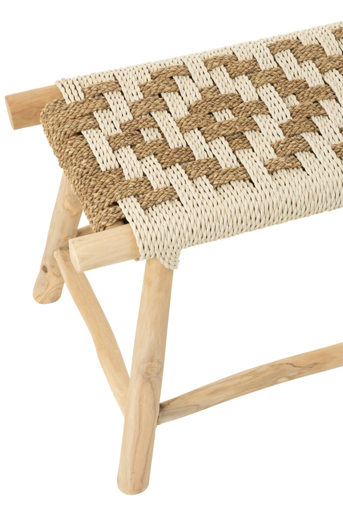 Sofa Waverly Teaktræ/Søgræs Natur/Hvid J-Line