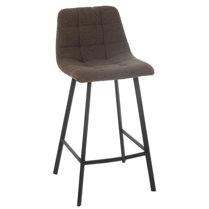 Barstol Kent metal/polyester brun J-Line