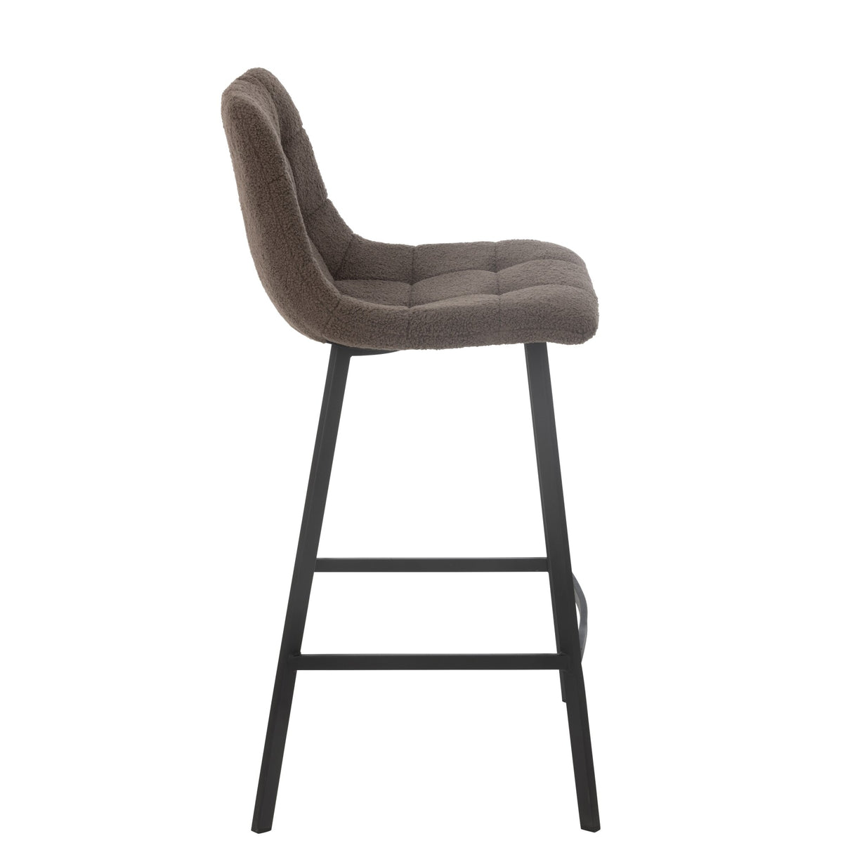 Barstol Kent metal/polyester brun J-Line