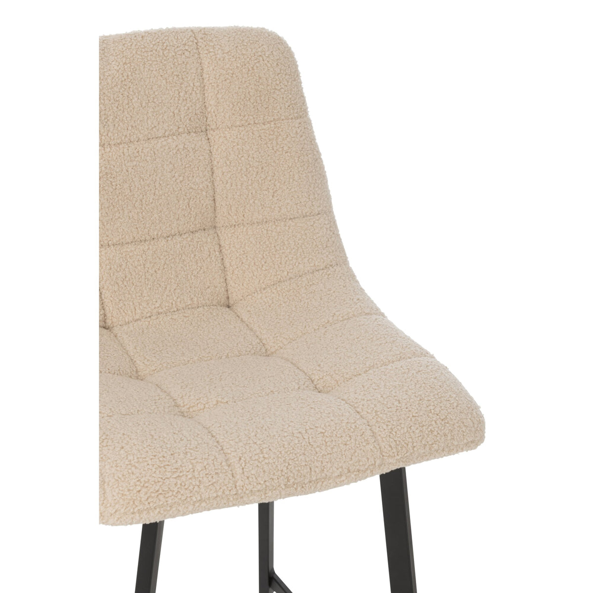 Barstol Kent metal/polyester hvid J-Line