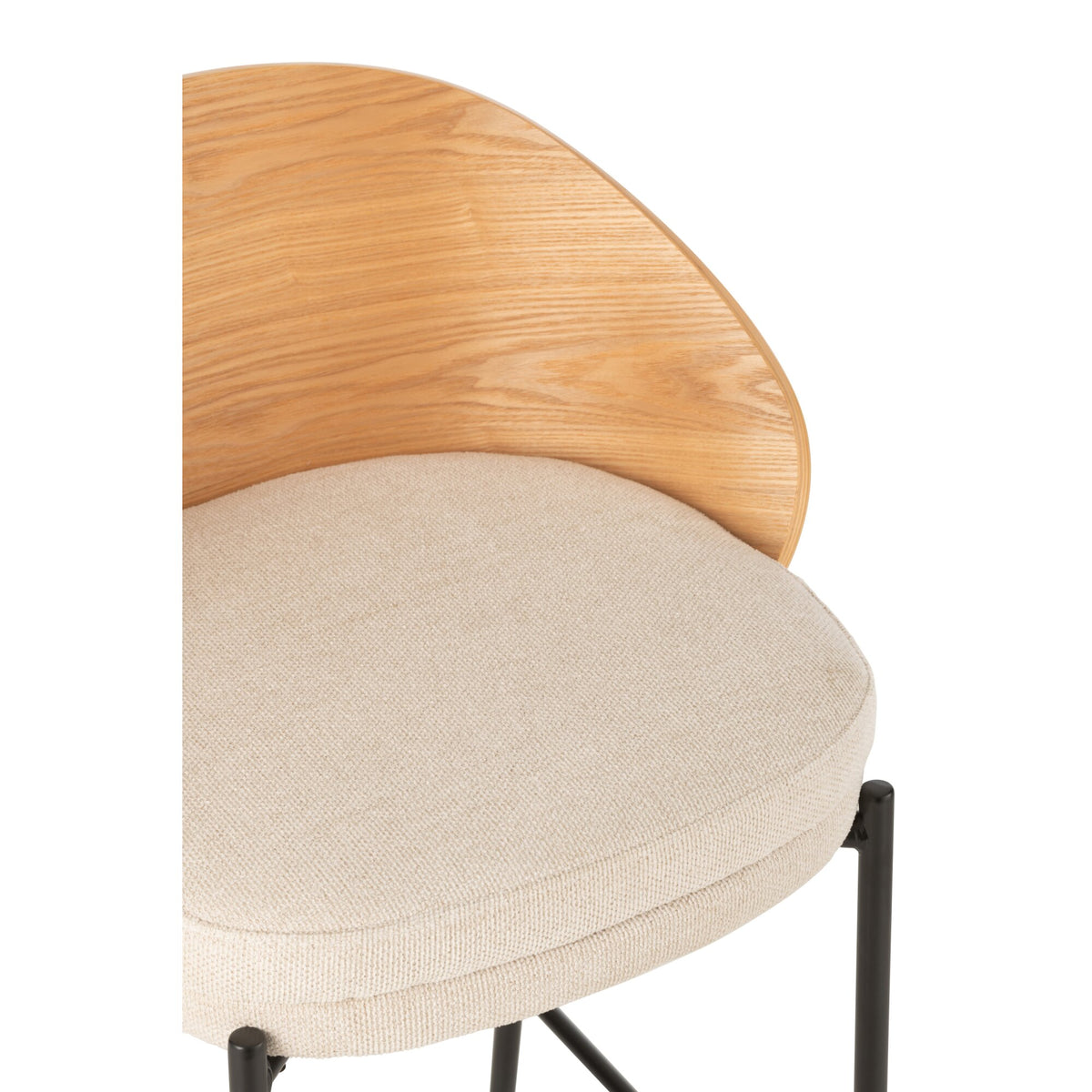 Barstol Lone Multiplex/Metal Natur/Beige J-Line