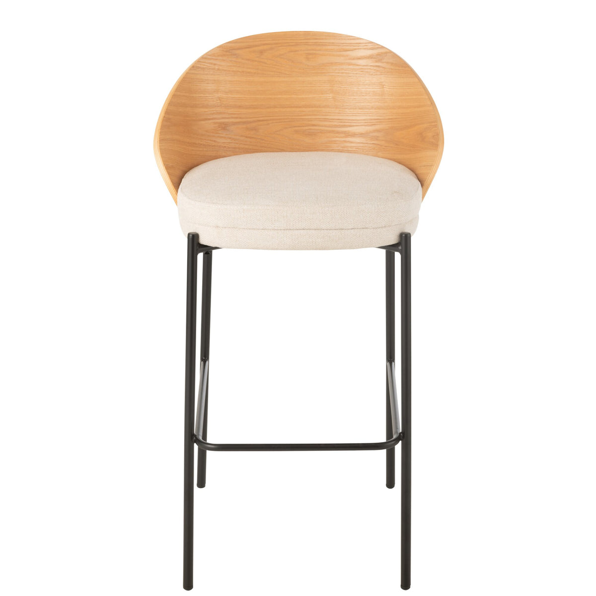 Barstol Lone Multiplex/Metal Natur/Beige J-Line