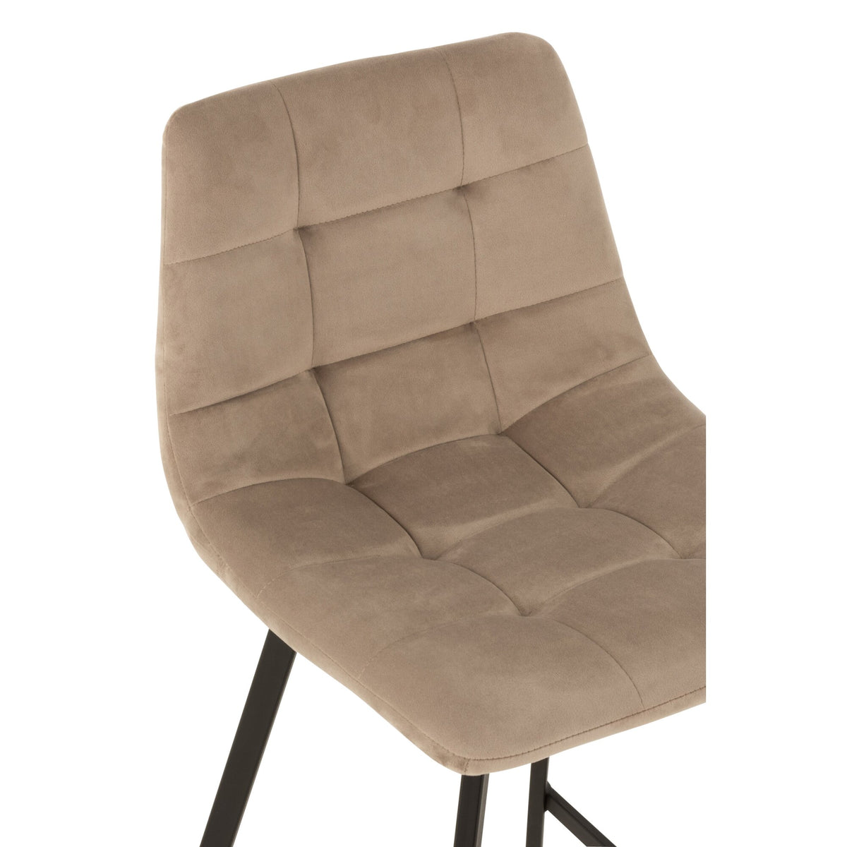 Barstol Olivier tekstil/metal beige