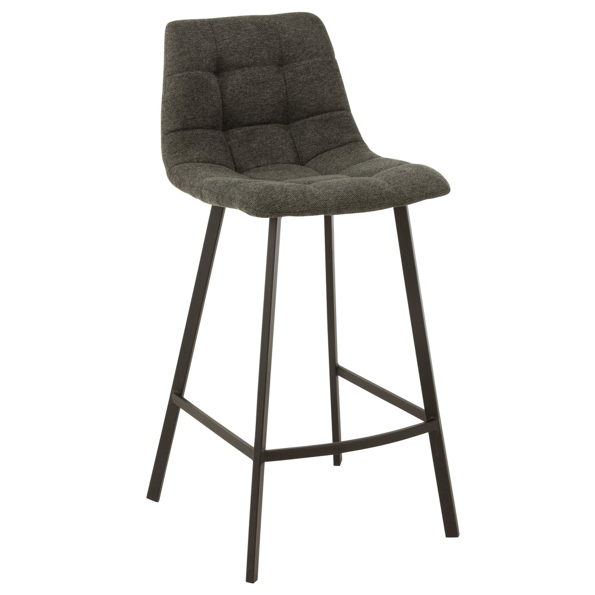 Barstol Stephane Tekstil/Metal Mørkegrå – J-Line