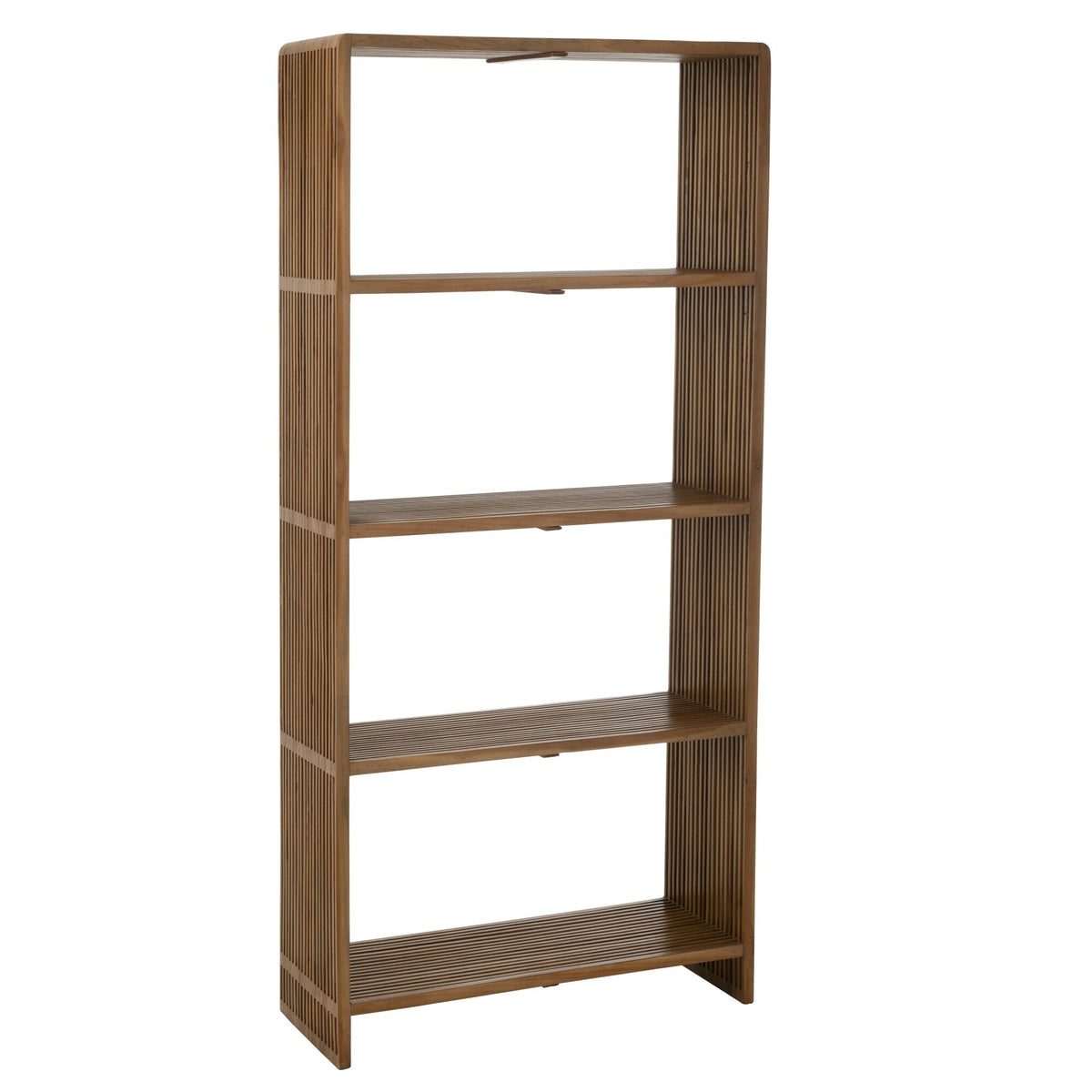 Bogreol 4 Hylder Genanvendt Teak Natur J-Line