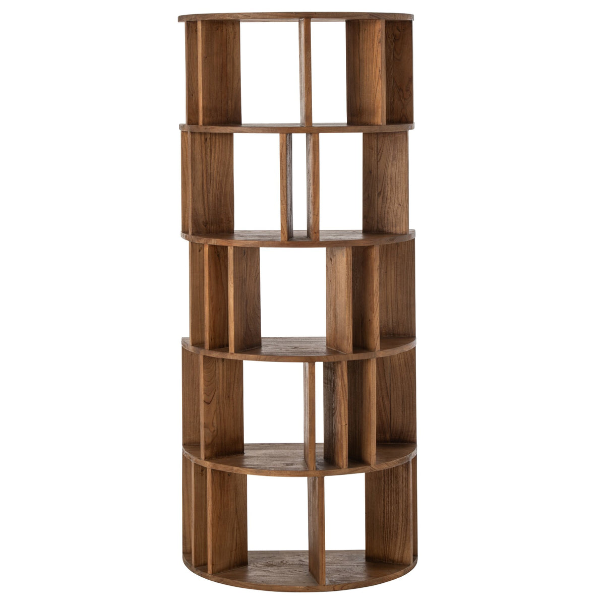 Bogreol Halvcirkel Mindi-naturtræ J-Line