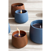 Buitenkaars Cyra Cement Blauw Medium 31uur