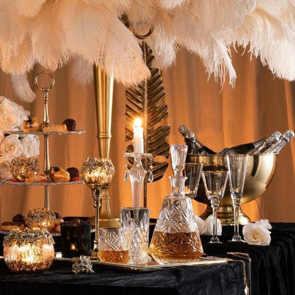 Champagne Coupe Koper Blinkend Goud - Keukenaccessoire - J-Line - livinglovely.nl