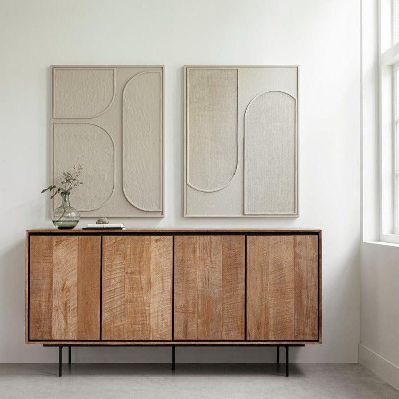 DTP Home Dressoir Metropole 4 deuren 180cm - Dressoir - DTP Home - livinglovely.nl