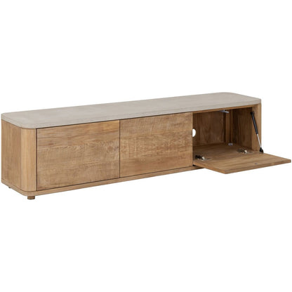 DTP Home TV-bord Nova Medium med travertinplade
