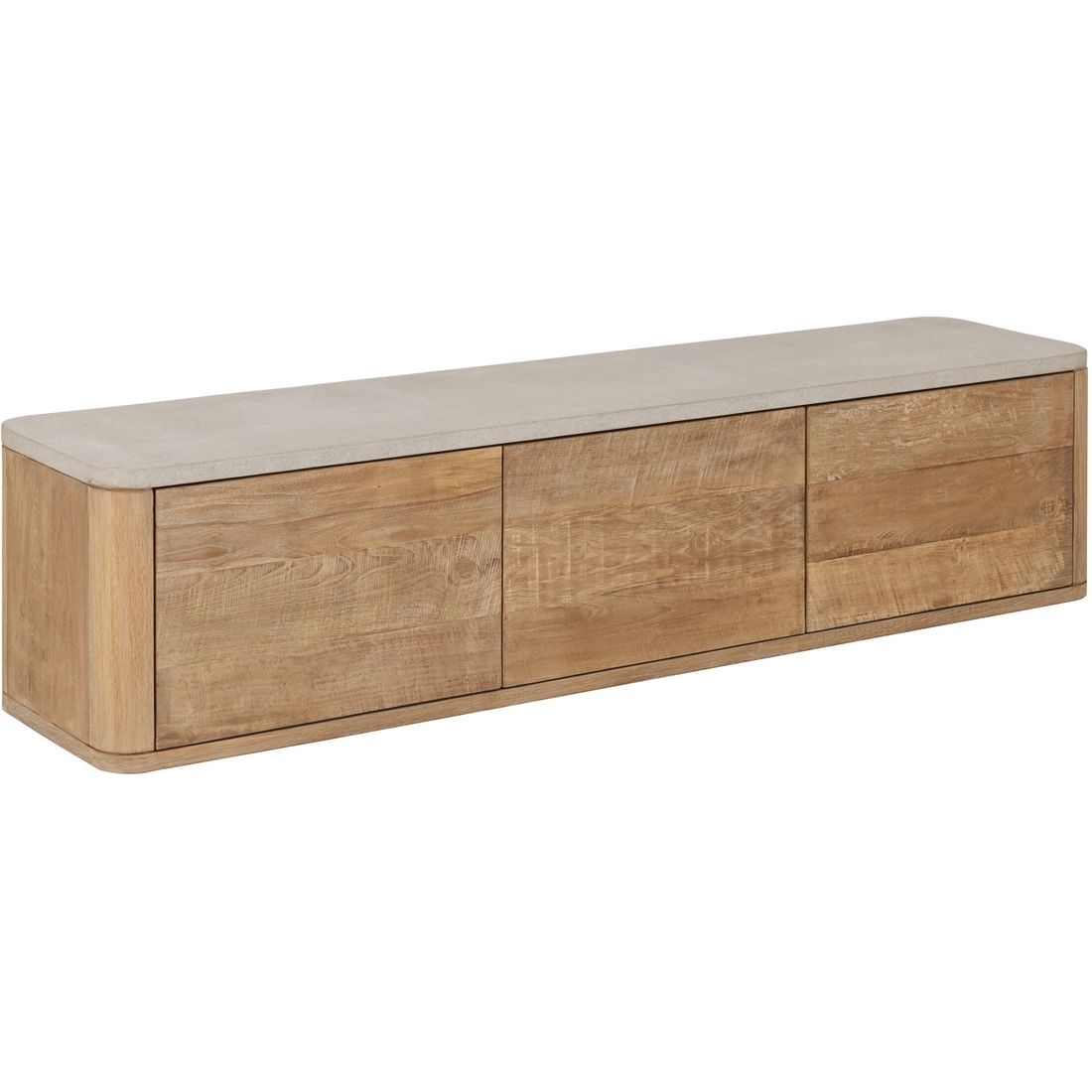 DTP Home TV-bord Nova Medium med travertinplade