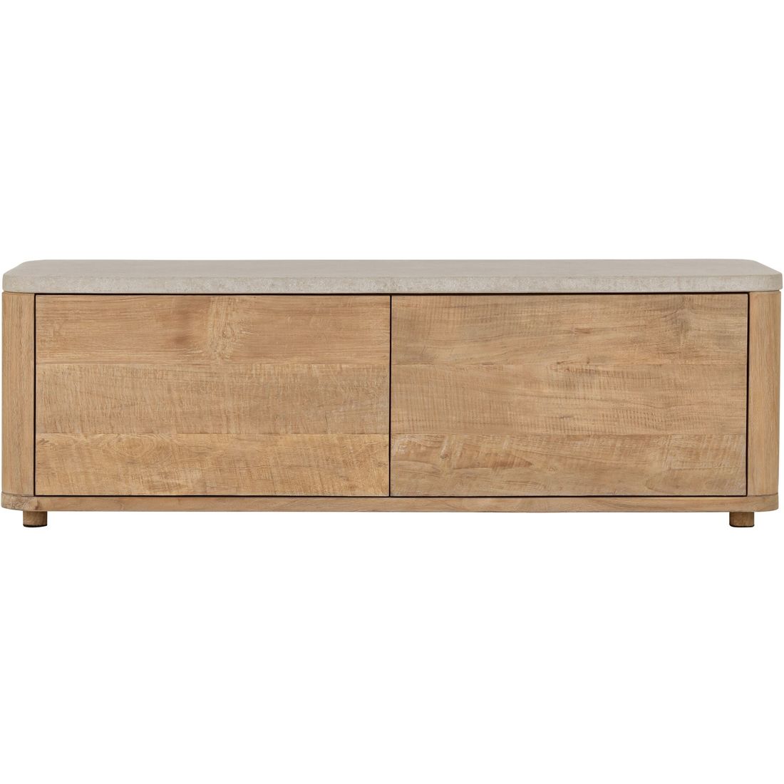 DTP Home TV-bord Nova Small med travertinplade