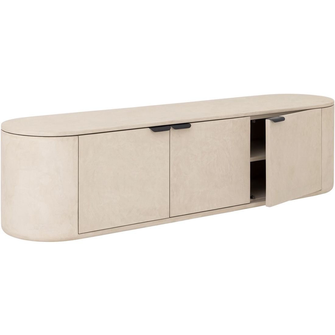 DTP Home TV-møbel Scala Loft Væghængt Mortex Sand Medium 170 cm