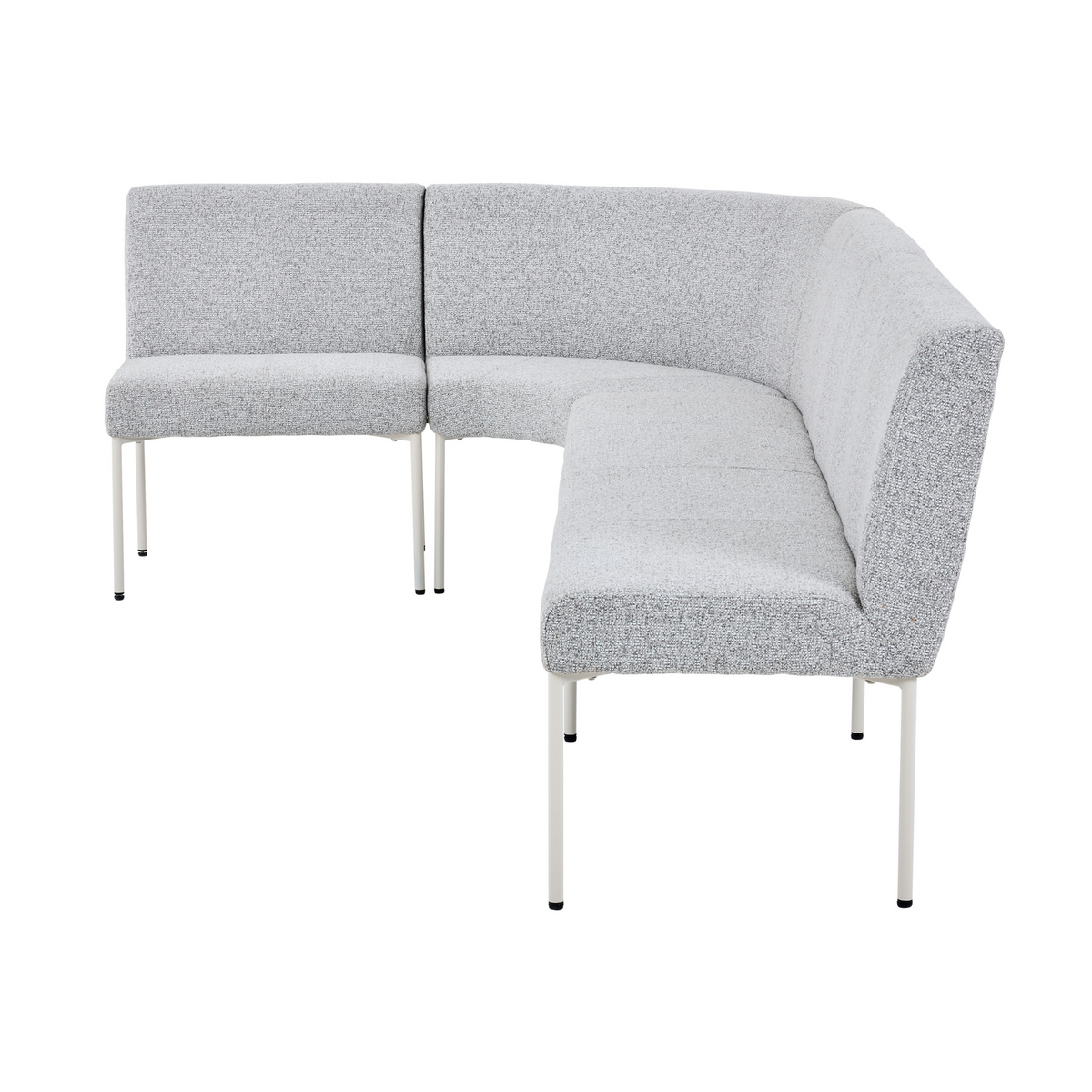 Eetkamerbank Riff van Starfurn in beige, hoekelement van 100 cm