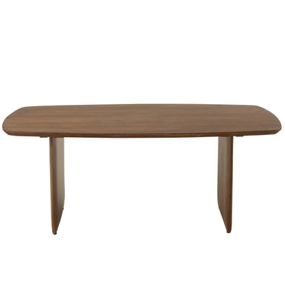 Spisebord i akacietræ, brunt, 190 cm, J-Line