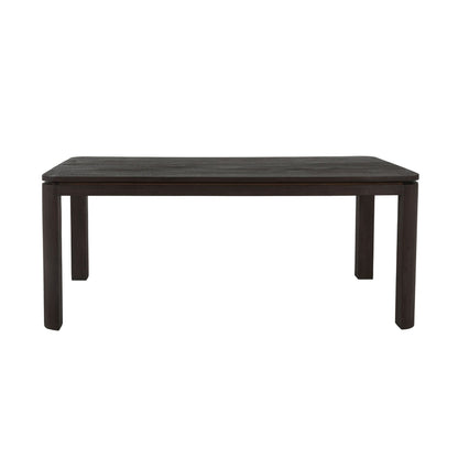 Eettafel Dallas van Starfurn, royale rechthoekige eettafel van bruin mangohout