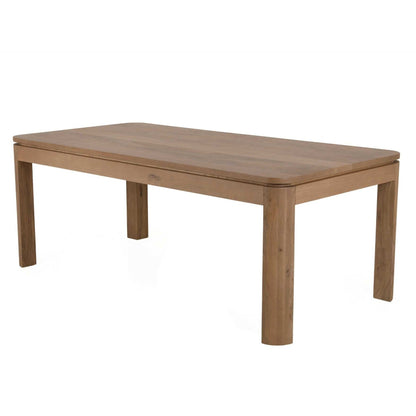 Krachtig mangohouten onderstel van de Eettafel Dallas Naturel van Starfurn