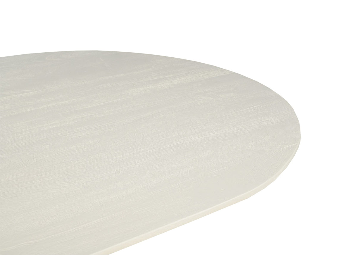 Eettafel Patrice 200cm met massief mangohouten blad van 30 mm