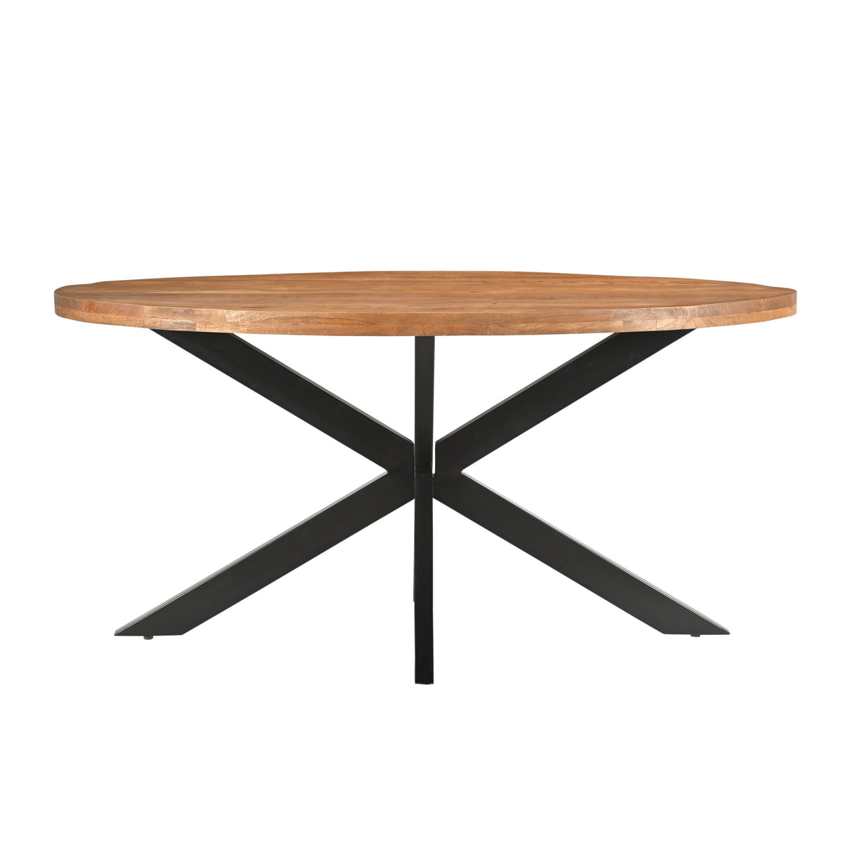 Eettafel Rocky Mangohout Pecan 160cm van Livingfurn
