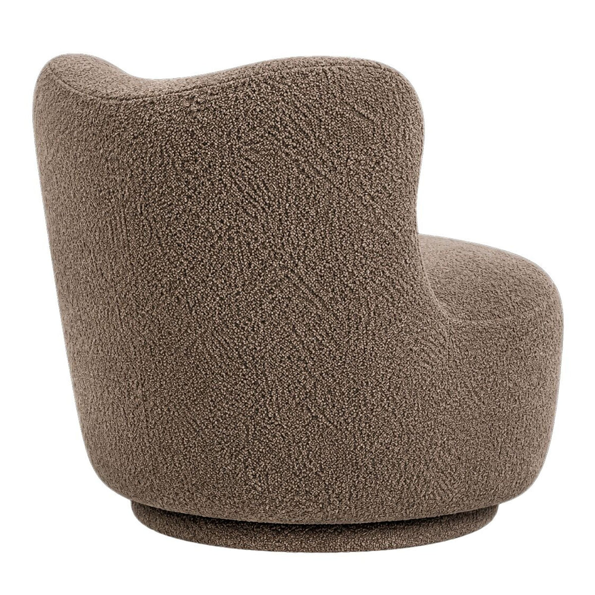 Detail van de beige Charm stof van de draaifauteuil Dean